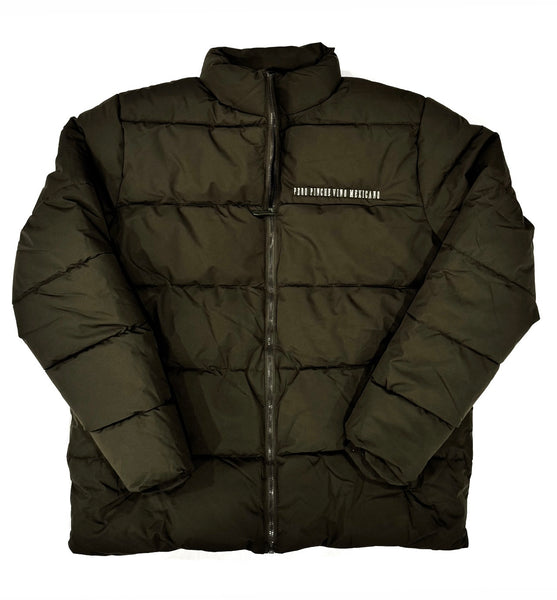 PPVM Puffer Jacket -Lined Performance Jacket - Army Green / Ivory