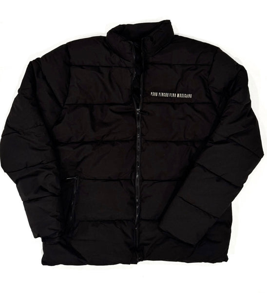 PPVM Puffer Jacket -Lined Performance Jacket - Jet Black / Ivory