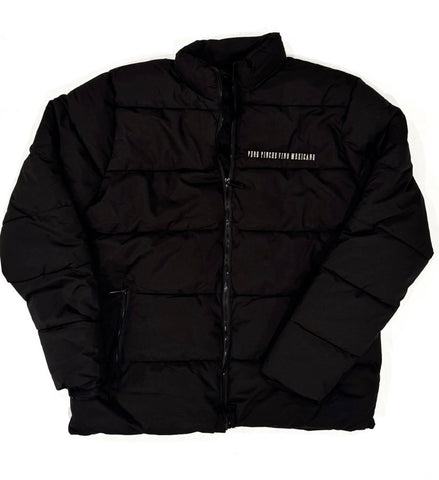 PPVM Puffer Jacket -Lined Performance Jacket - Jet Black / Ivory